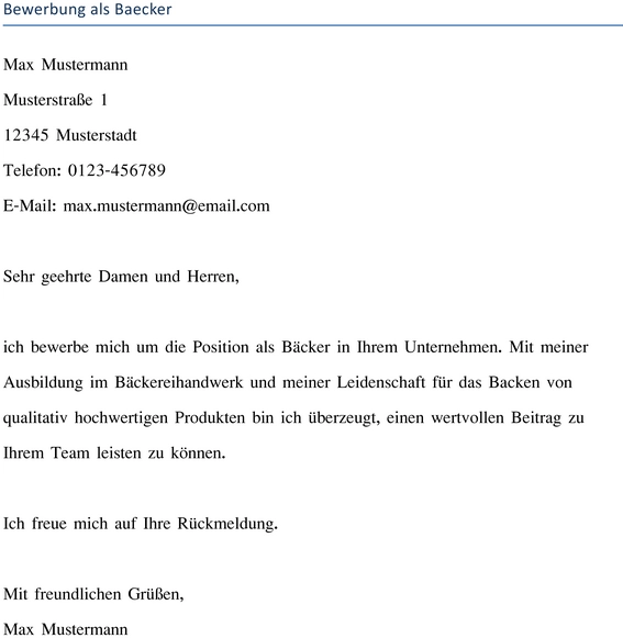 bewerbung-als-baecker-vorlage
