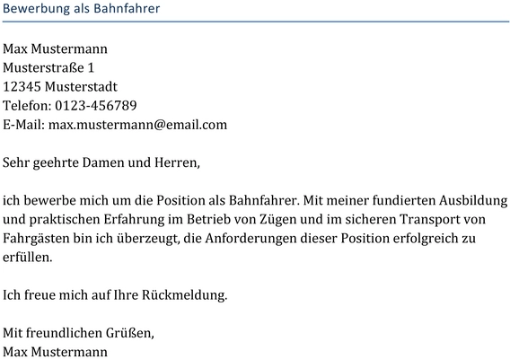 bewerbung-als-bahnfahrer-gestalten
