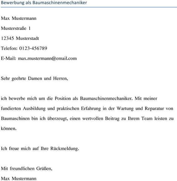 bewerbung-als-baumaschinenmechaniker