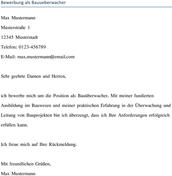 bewerbung-als-bauueberwacher-vorlage