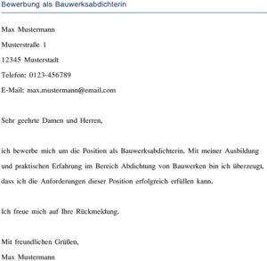 bewerbung-als-bauwerksabdichterin-vorlage