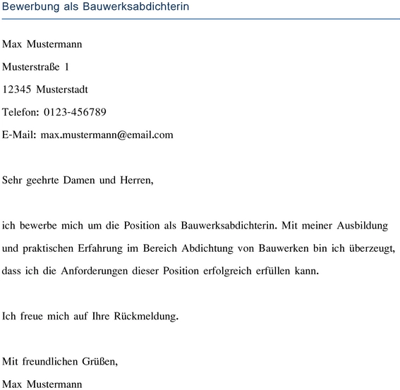 bewerbung-als-bauwerksabdichterin-vorlage