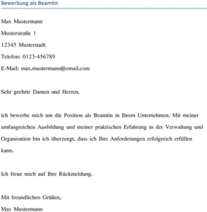 bewerbung-als-beamtin-unterlagen-vorlage