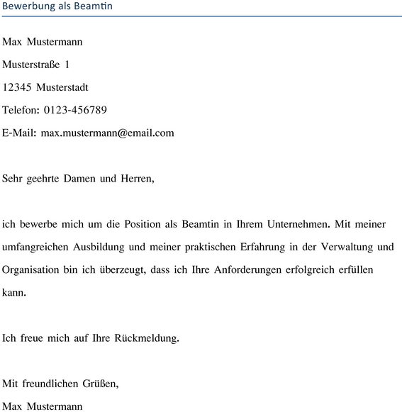 bewerbung-als-beamtin-unterlagen-vorlage