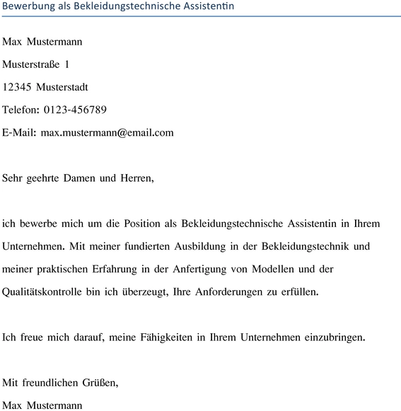 bewerbung-als-bekleidungstechnische-assistentin
