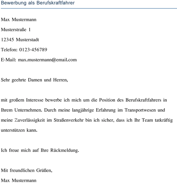 bewerbung-als-berufskraftfahrer-vorlage