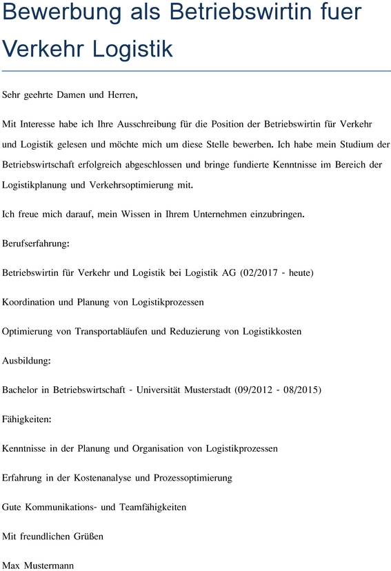 bewerbung-als-betriebswirtin-fuer-verkehr-logistik
