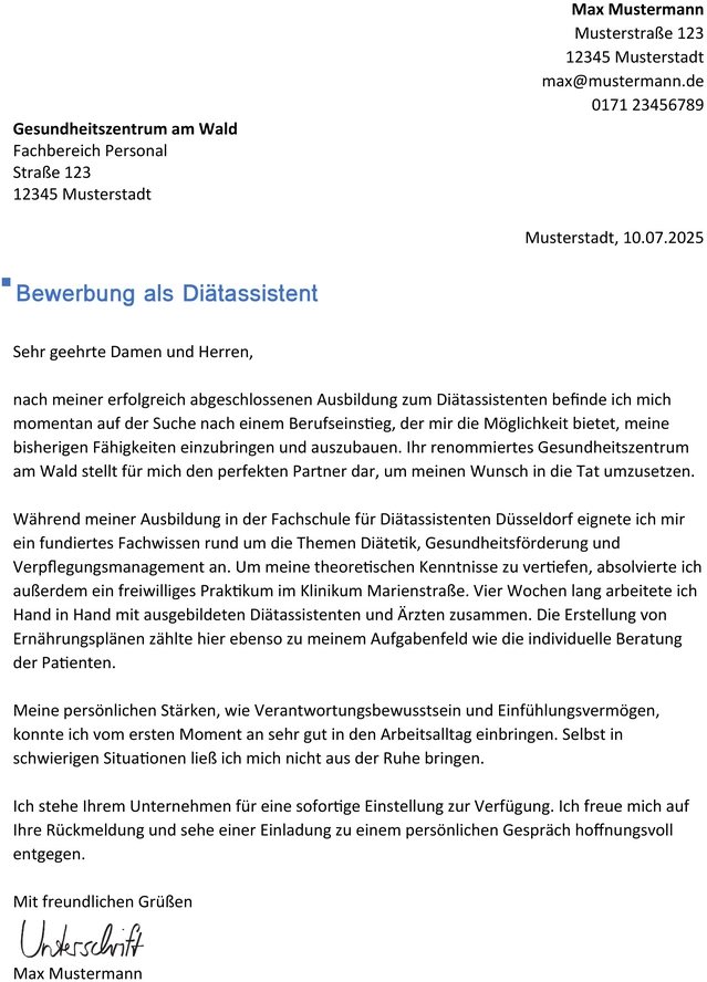 bewerbung-als-diaetassistent-berufseinstieg