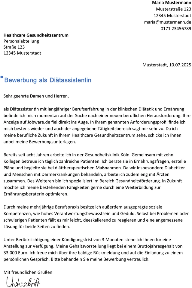 bewerbung-als-diaetassistentin-mit-erfahrungen
