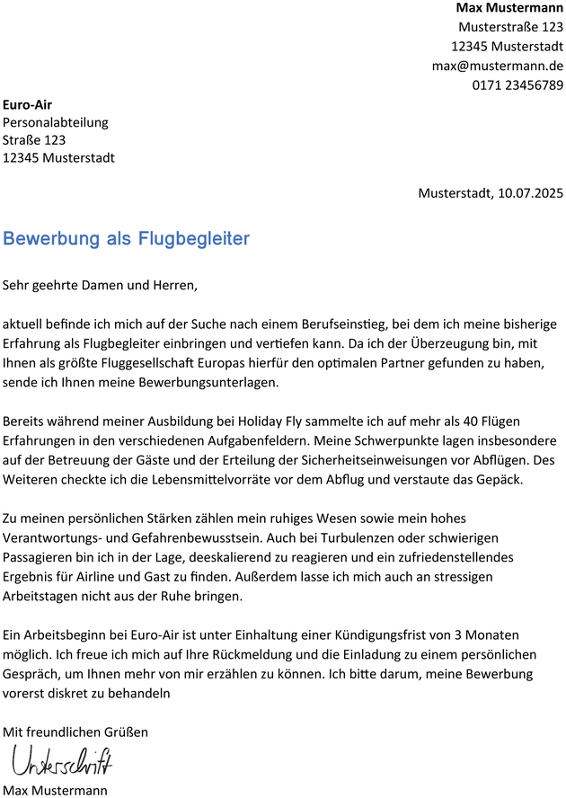 bewerbung-als-flugbegleiter-word-vorlage