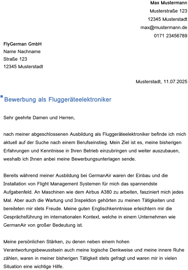 bewerbung-als-fluggeraeteelektroniker-in-berufseinstieg