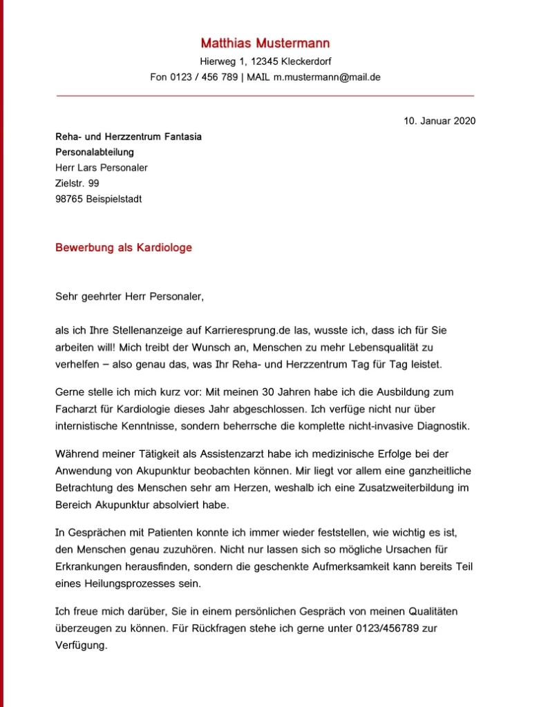 bewerbung-als-kardiologe-anschreiben