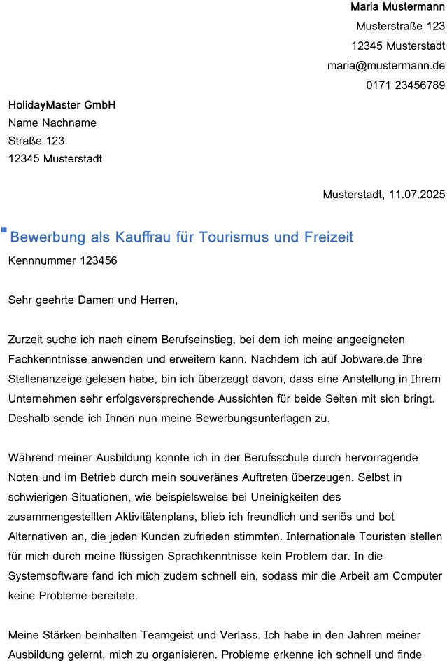 bewerbung-als-kauffrau-fuer-tourismus-und-freizeit