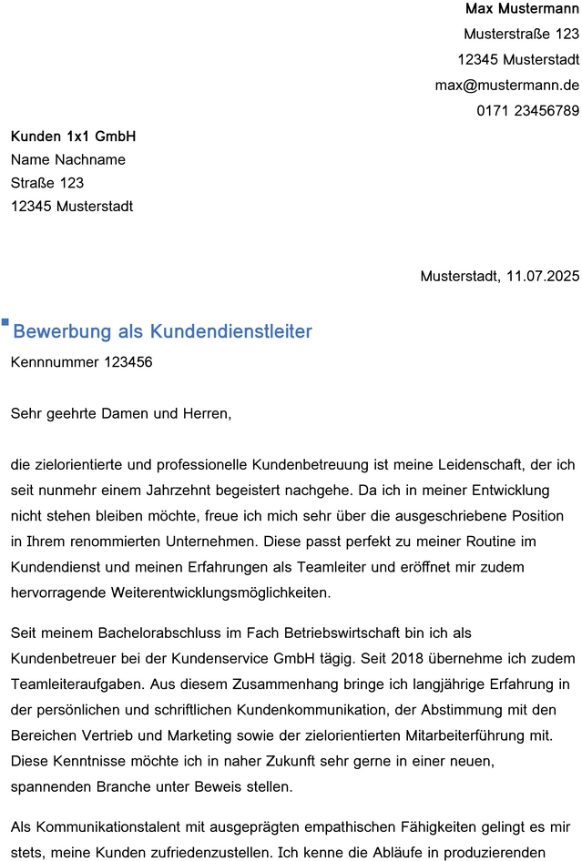 bewerbung-als-kundendienstleiter-mit-word