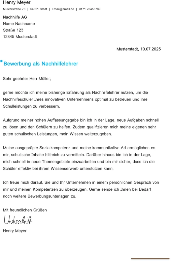 bewerbung-als-nachhilfelehrer-word-vorlage