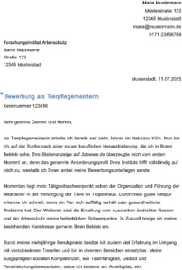 bewerbung-als-tierpflegemeisterin-muster-vorlage