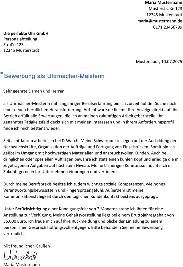 bewerbung-als-uhrmachermeisterin-mit-langjaehriger-berufserfahrung