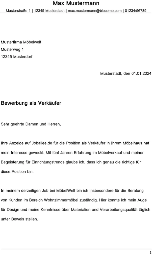 bewerbung-als-verkaeufer-mit-word