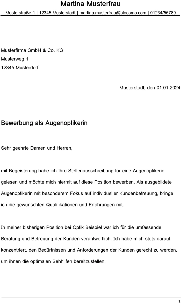 bewerbung-augenoptikerin-muster-vorlage