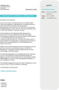 bewerbung-ausbildung-rettungsanitaeter-vorlage