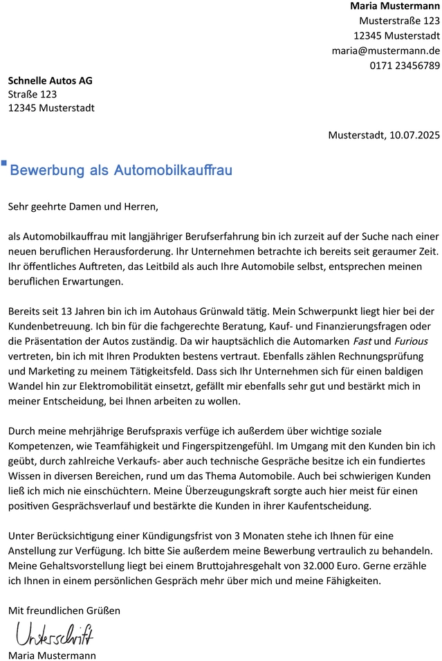bewerbung-automobilkauffrau-mit-langjaehriger-berufserfahrung