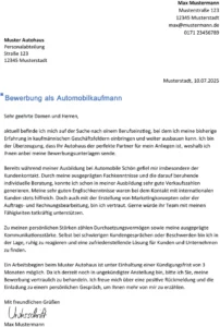 bewerbung-automobilkaufmann-berufseinstieg