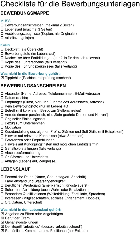 bewerbung-checkliste-unterlagen-zusammenstellen