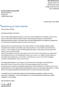 bewerbung-data-scientist-vorlage