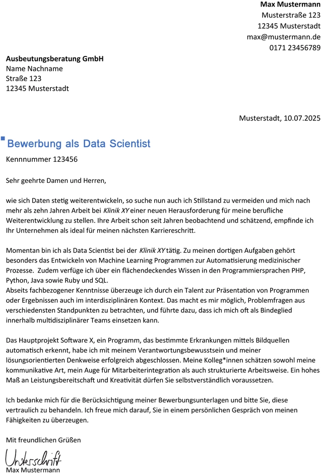 bewerbung-data-scientist-vorlage