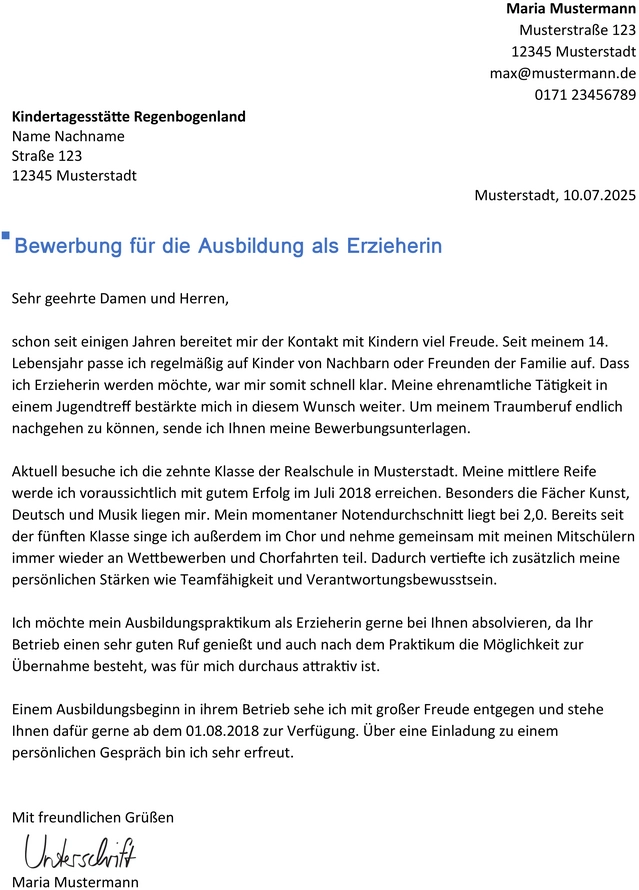 bewerbung-fuer-ausbildung-als-erzieherin