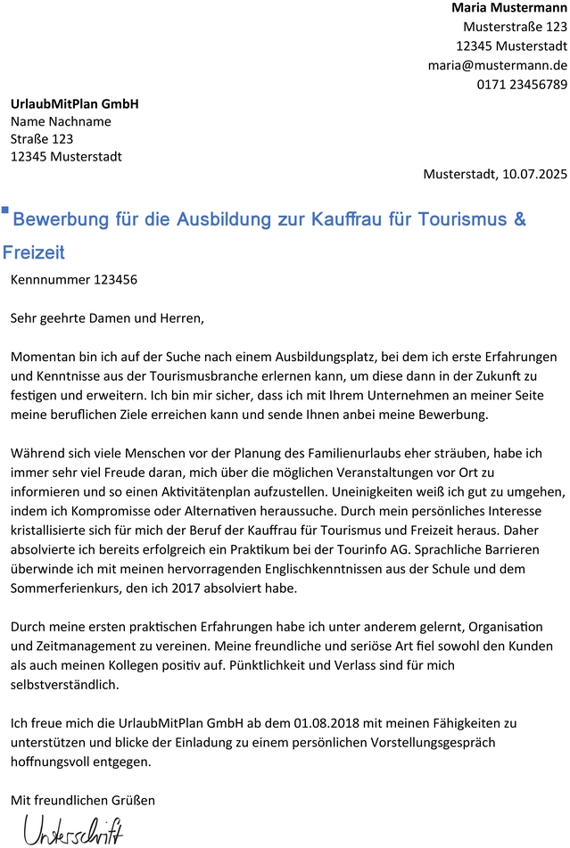 bewerbung-fuer-ausbildung-kauffrau-tourismus-freizeit