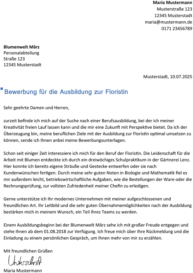 bewerbung-fuer-ausbildung-zur-floristin