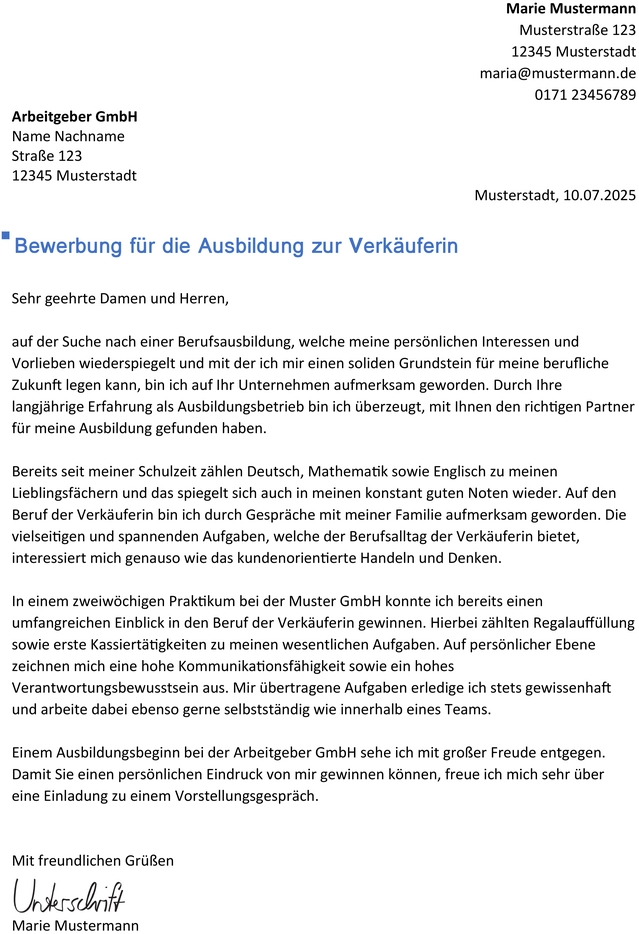 bewerbung-fuer-ausbildung-zur-verkaeuferin