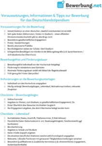 bewerbung-fuer-deutschlandstipendium-checkliste