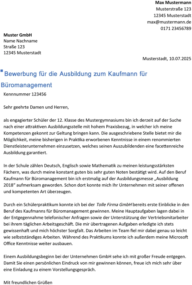 bewerbung-fuer-kaufmann-fuer-bueromanagement-ausbildung