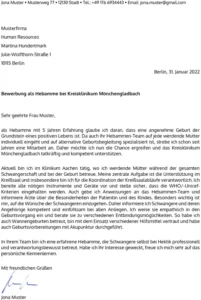 bewerbung-hebamme-mit-erfahrung-vorlage