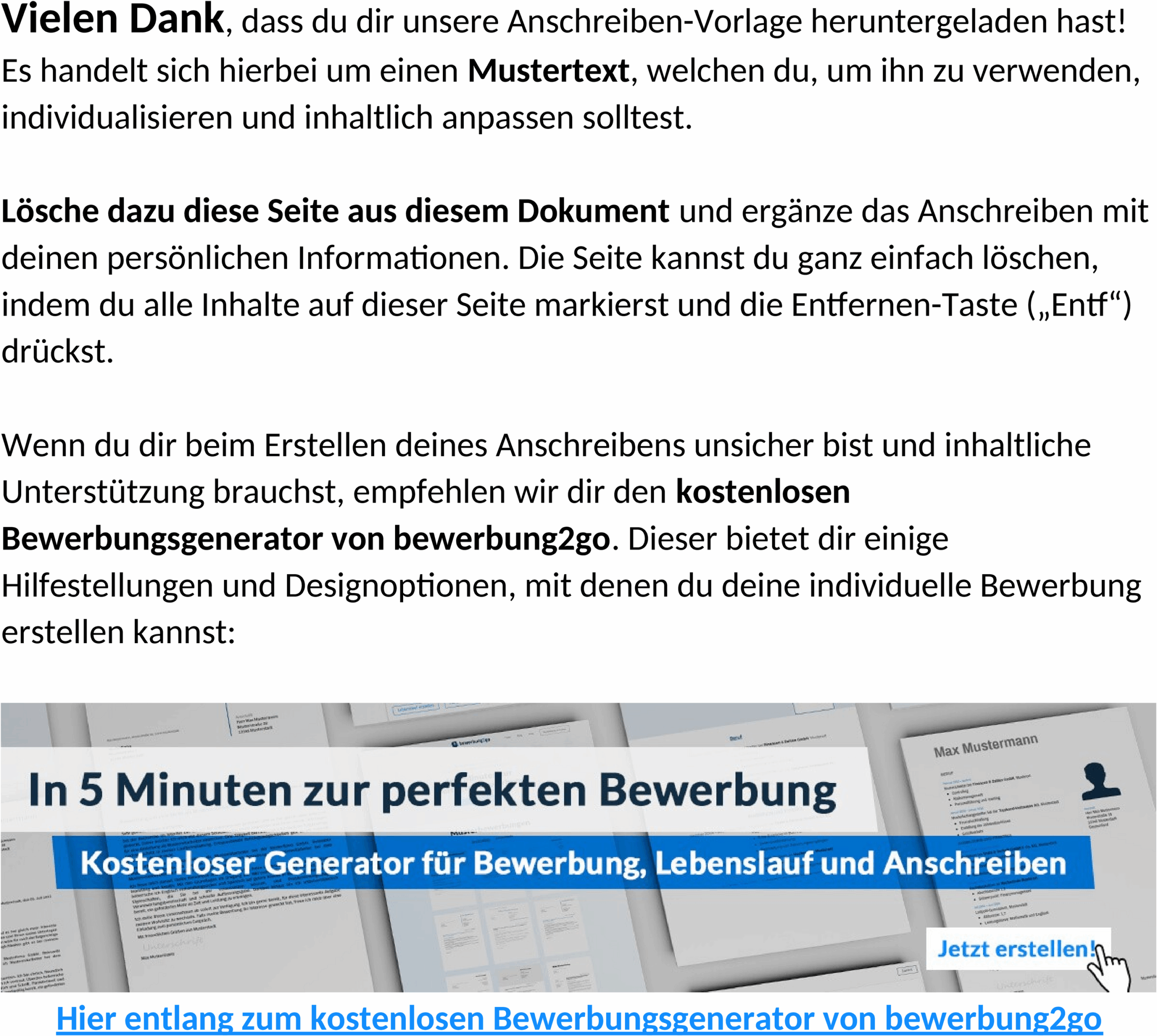 Bewerbungsvorlage IndustriemechanikerIn Berufserfahren