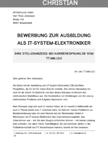 bewerbung-it-system-elektroniker-vorlage