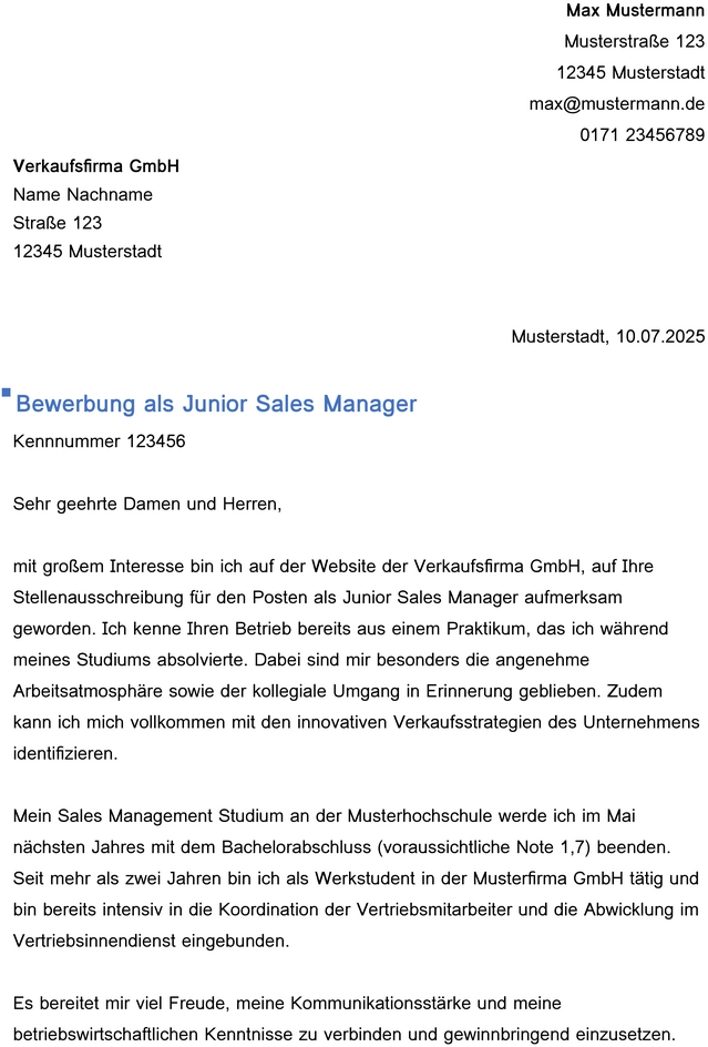 bewerbung-junior-sales-manager-vorlage