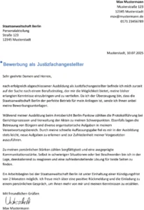 bewerbung-justizfachangestellter-vorlage-optimieren