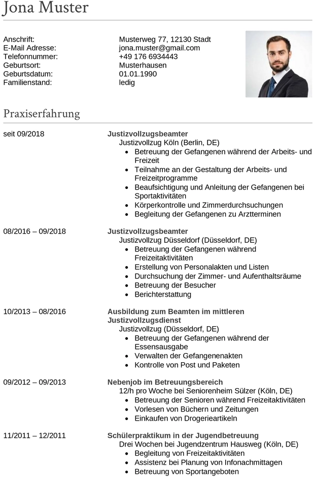 bewerbung-justizvollzugsbeamter-vorlage