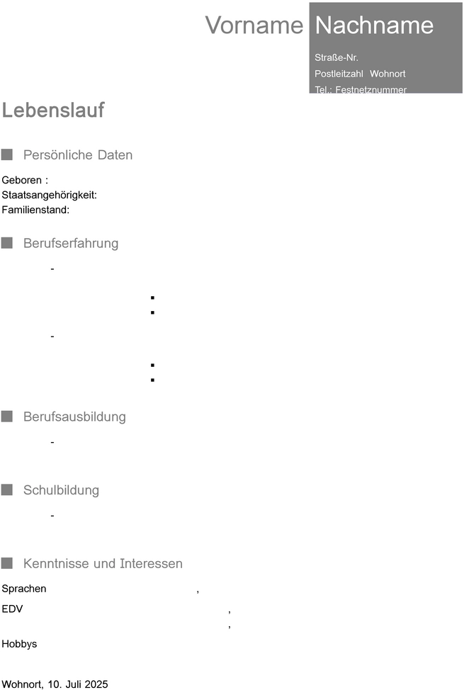 bewerbung-lebenslauf-vorlage-gestalten