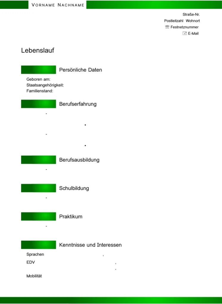 bewerbung-lebenslauf-vorlage-gestalten