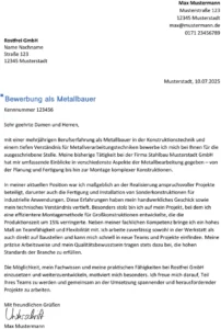 bewerbung-metallbauer-berufserfahren