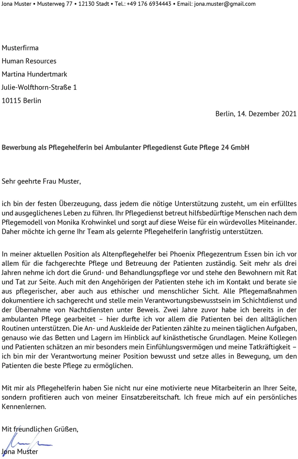 bewerbung-pflegehelferin-ambulante-pflege