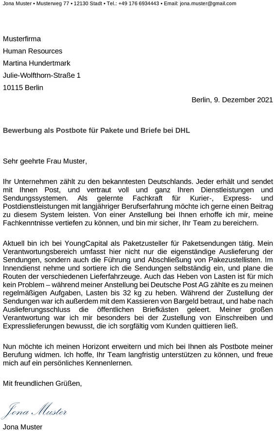 bewerbung-postbote-bei-dhl