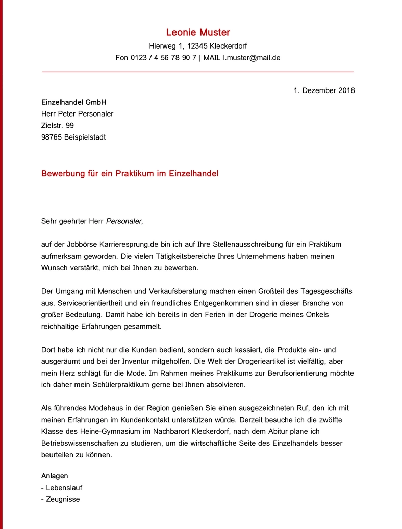 bewerbung-praktikum-einzelhandel-muster-vorlage