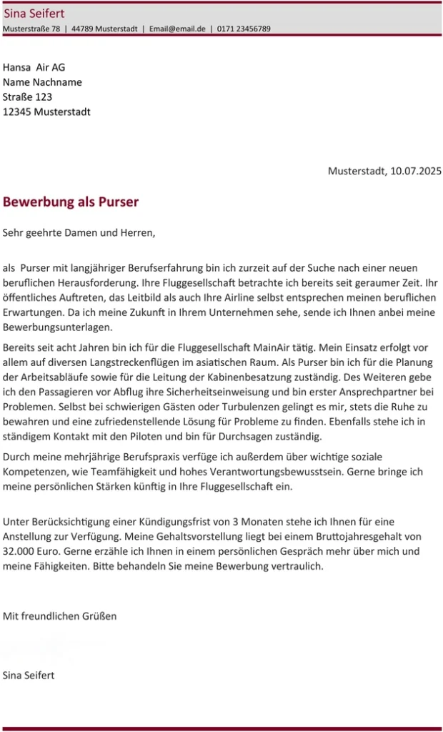 bewerbung-purser-vorlage-optimieren