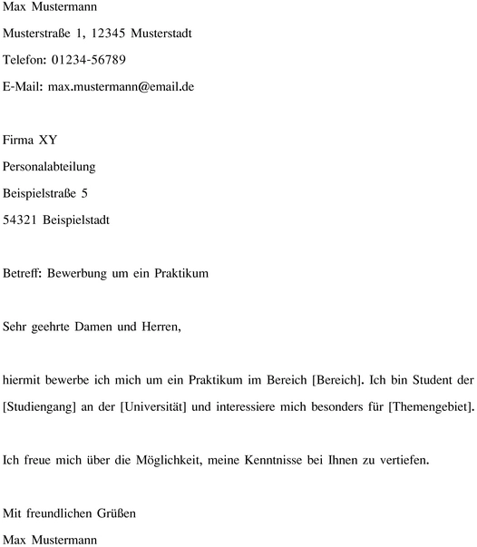 bewerbung-um-ein-praktikum-vorlage