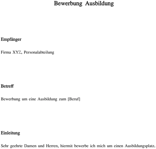 bewerbung-um-eine-ausbildung-vorlage